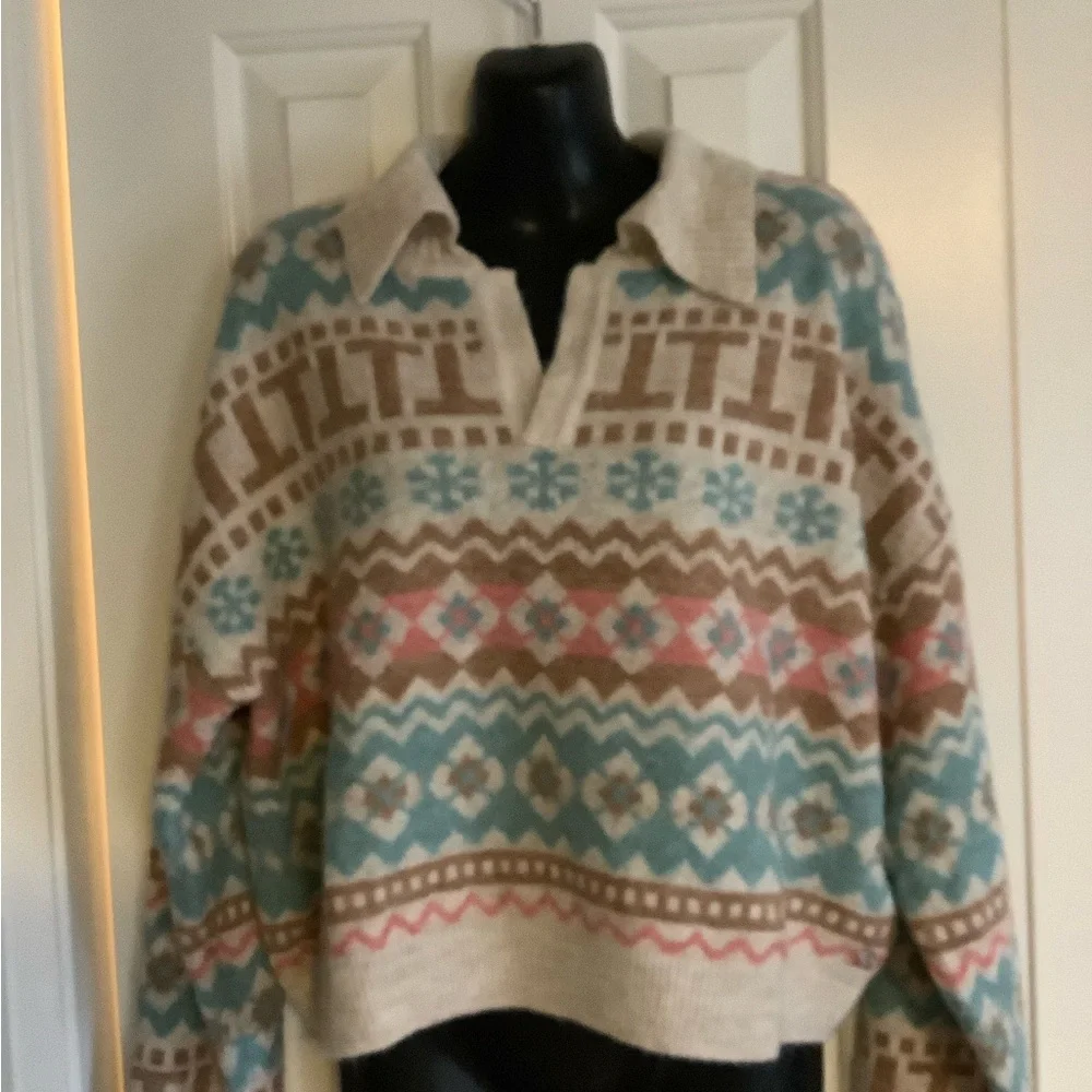 Open neck sweater - Picture 4 of 5